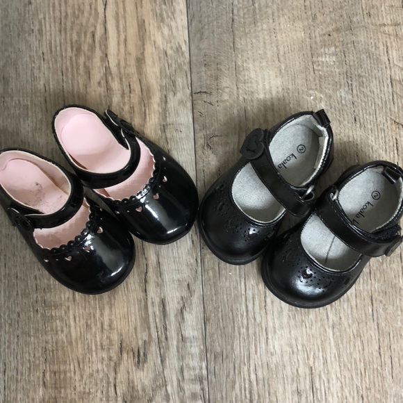 baby girl black dress shoes